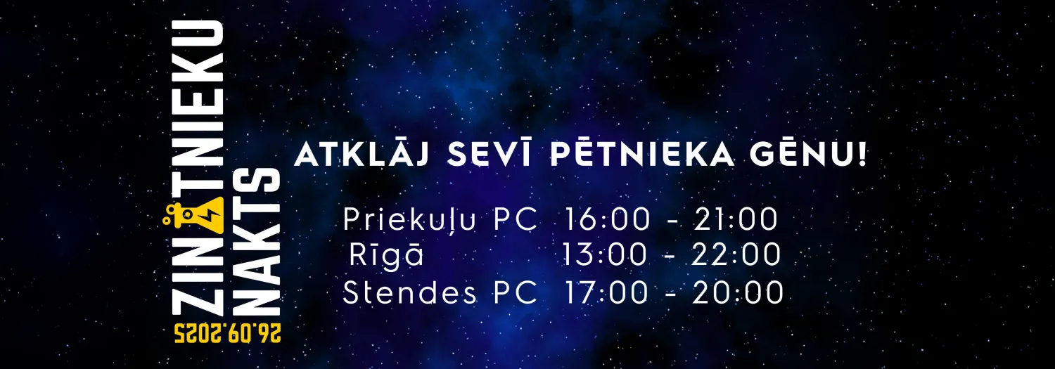 zinātnieku nakts notikumi